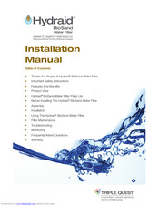 Hydraid BioSand Installation Manual