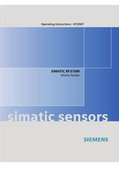Siemens SIMATIC RF310M Operating Instructions Manual