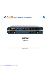 Axel TIGER E5 User Manual