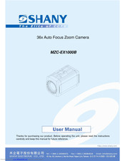 SHANY MZC-EX1000B User Manual