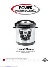 Power pressure cooker XL PPC772 Manuals | ManualsLib