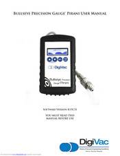 DigiVac Bullseye Precision Gauge Pirani User Manual