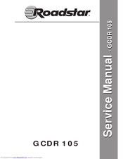 Roadstar GCDR 105 Service Manual