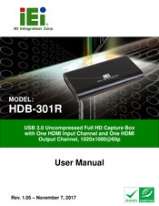 IEI Technology HDB-301R User Manual