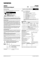 Siemens SIRIUS 3TK2840 Operating Instructions Manual