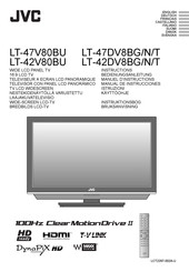 JVC Wide LCD Panel TV LT-42V80BU Instructions Manual