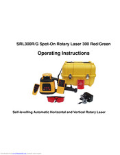 Spot-on SRL300R Operating Instructions Manual