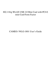 Cameo WLG-1801 User Manual