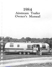 Airstream Sovereign 1984 Series Owner's Manual