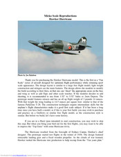 Micko Scale Reproductions Hawker Hurricane Manual