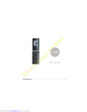 Kyocera Deco E1000 User Manual