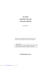 SII SA-4320 Instruction Manual