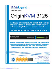 Thinklogical OriginKVM 3125 Product Manual
