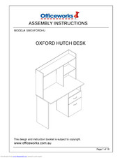 Officeworks SMOXFORDHU Assembly Instructions Manual
