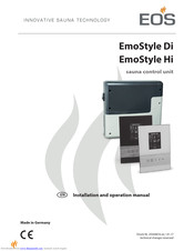 EOS EmoStyle Di Installation And Operation Manual