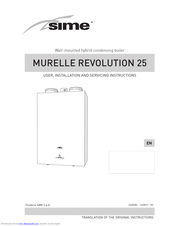 Sime MURELLE REVOLUTION 25 User, Installation And Servicing Instructions
