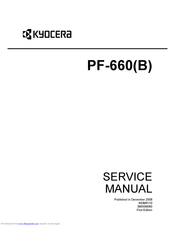 Kyocera PF-660B Service Manual