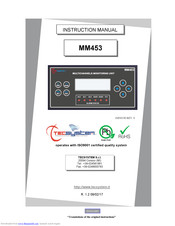 TECSYSTEM MM453 Instruction Manual