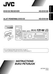 JVC KD-DV6106 Instruction Manual
