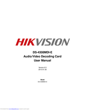 HIKVISION DS-4308MDI-E User Manual