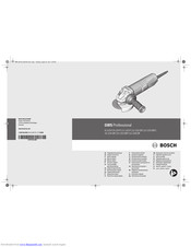 Bosch GWS Professional 15-125 CIP Original Instructions Manual