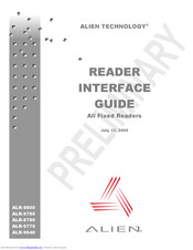 Alien Technology ALR-9770 Interface Manual
