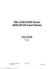 EDATA COMMUNICATIONS INC. DSL-2140 Series User Manual