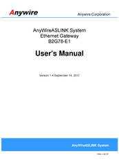 Anywire B2G78-E1 User Manual