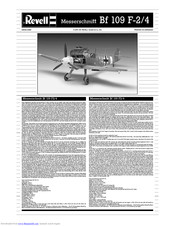 REVELL Messerschmitt Bf 109 F2/4 Instruction Manual