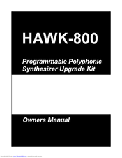 Wantegrity HAWK-800 Owner's Manual