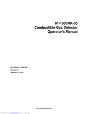 Rki Instruments 61-1000RK-05 Operator's Manual