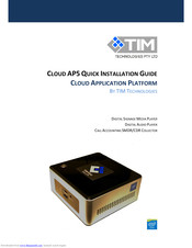 TIM Technologies CLOUD AP5 Quick Installation Manual
