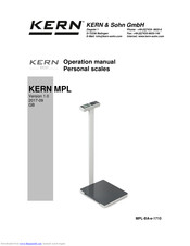 KERN MPL 200K-1P Operation Manual