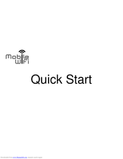 Huawei E5338 Quick Start Manual