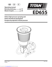 Titan ED655 Operating Manual