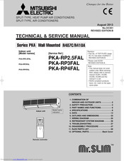 Mitsubishi PKA-RP3FAL Technical & Service Manual