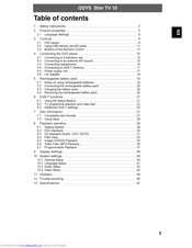 Odys Slim TV 10 Manual