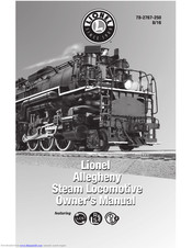 Lionel Allegheny Steam Locomotive Owner's Manual