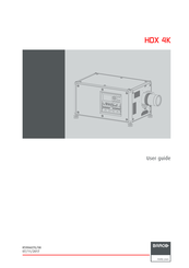 Barco HDX 4K12 User Manual