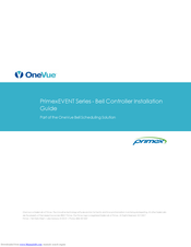 Primex PrimexEVENT Series Installation Manual