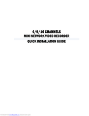 Yudor YDS-04NQ Quick Installation Manual