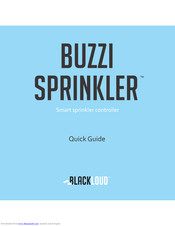 blackloud Buzzi Sprinkler Quick Manual