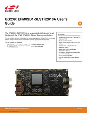 Silicon Laboratories EFM8SB1-SLSTK2010A User Manual