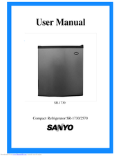 Sanyo SR-1730 User Manual