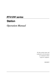 Askey Computer RT410W 802.11 a Operation Manual