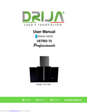 DRIJA VETRO 75 User Manual