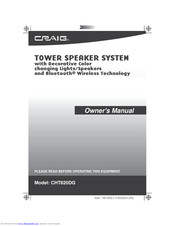 Craig CHT820DG Owner's Manual