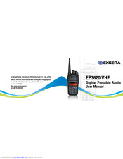 EXCERA EP3620 VHF User Manual