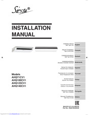 Siesta AHQ140CV1 Installation Manual