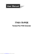 S-Conn 77451-70-POE User Manual